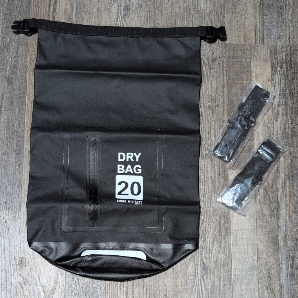 Swiss Military Design Black Dry Bag – Waterproof